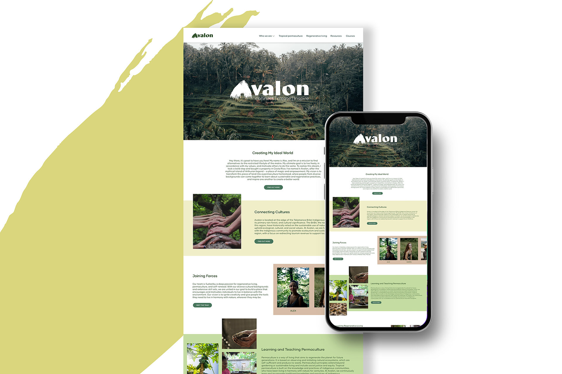 Avalon Website & Phone